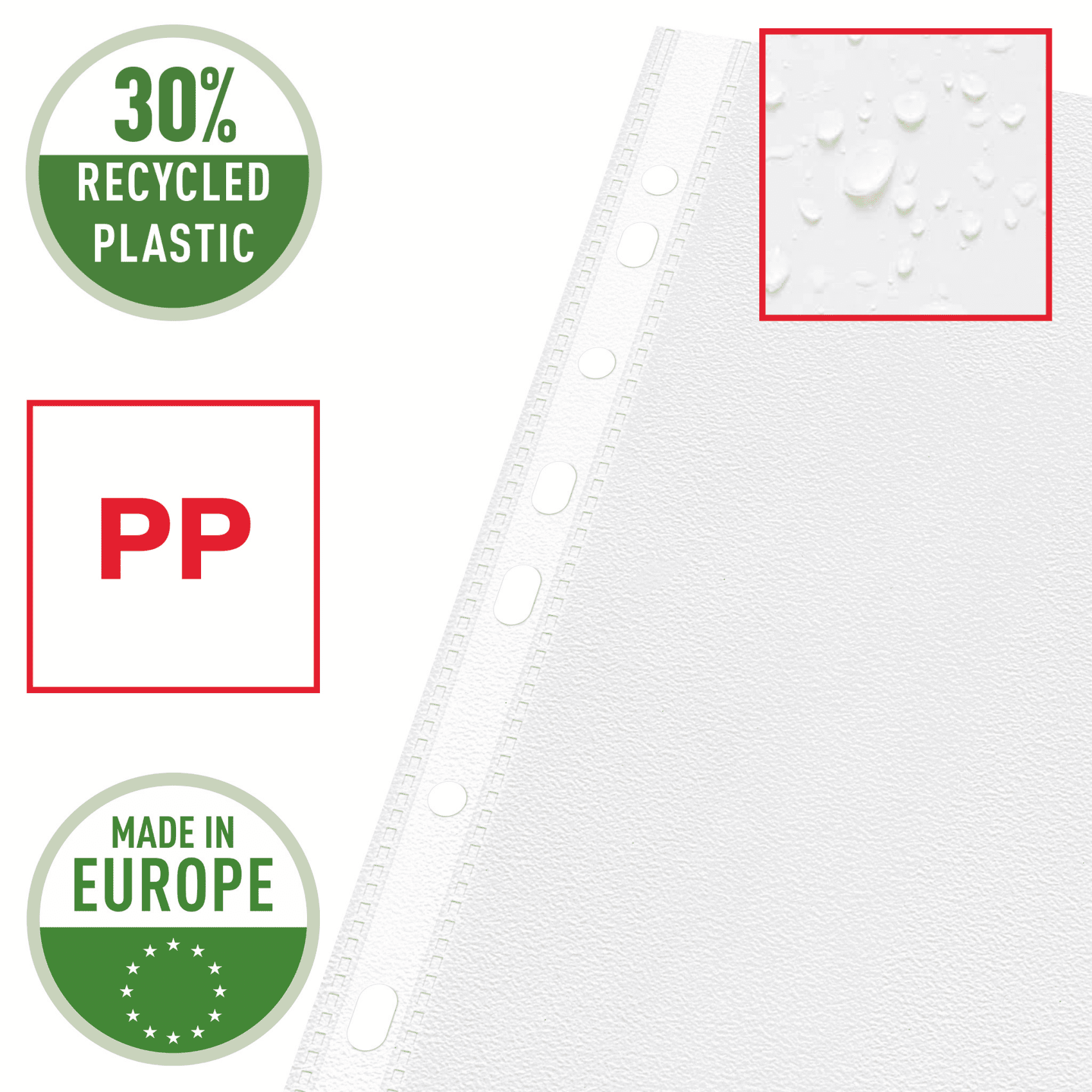 Folie Protectie A4 85 Microni 100/Set Esselte