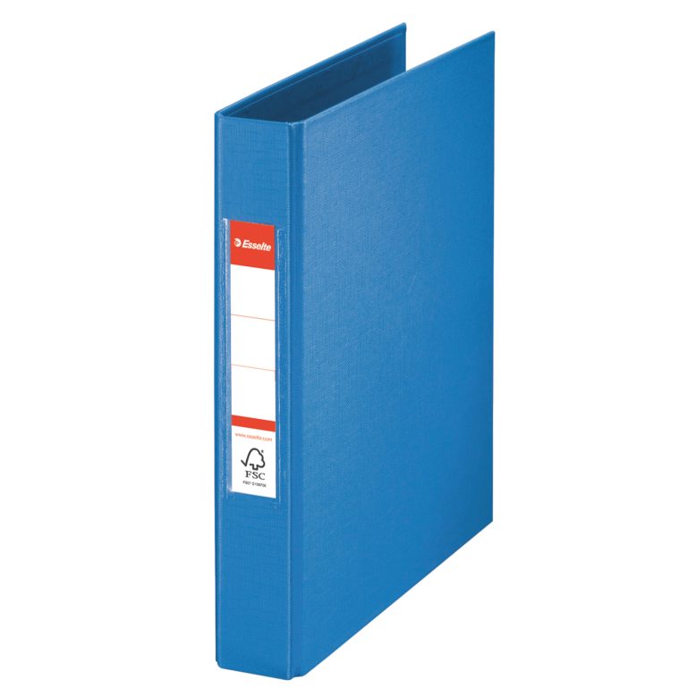 Caiet Mecanic A5 2 Inele 25mm/42mm Albastru Standard Esselte