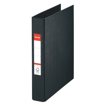 Caiet Mecanic A5 2 Inele 25mm/42mm Negru Standard Esselte