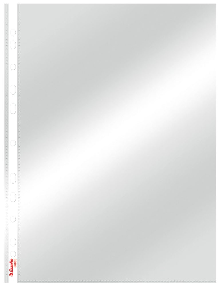 Folie Protectie A4 Cristal 55 Microni 100/Top Esselte