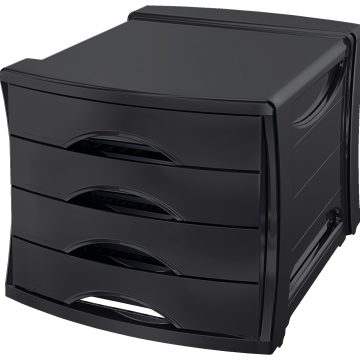 Cabinet 4 Sertare Negru Europost Vivida Esselte