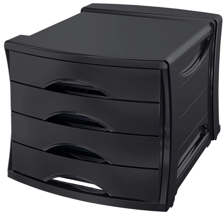 Cabinet 4 Sertare Negru Europost Vivida Esselte