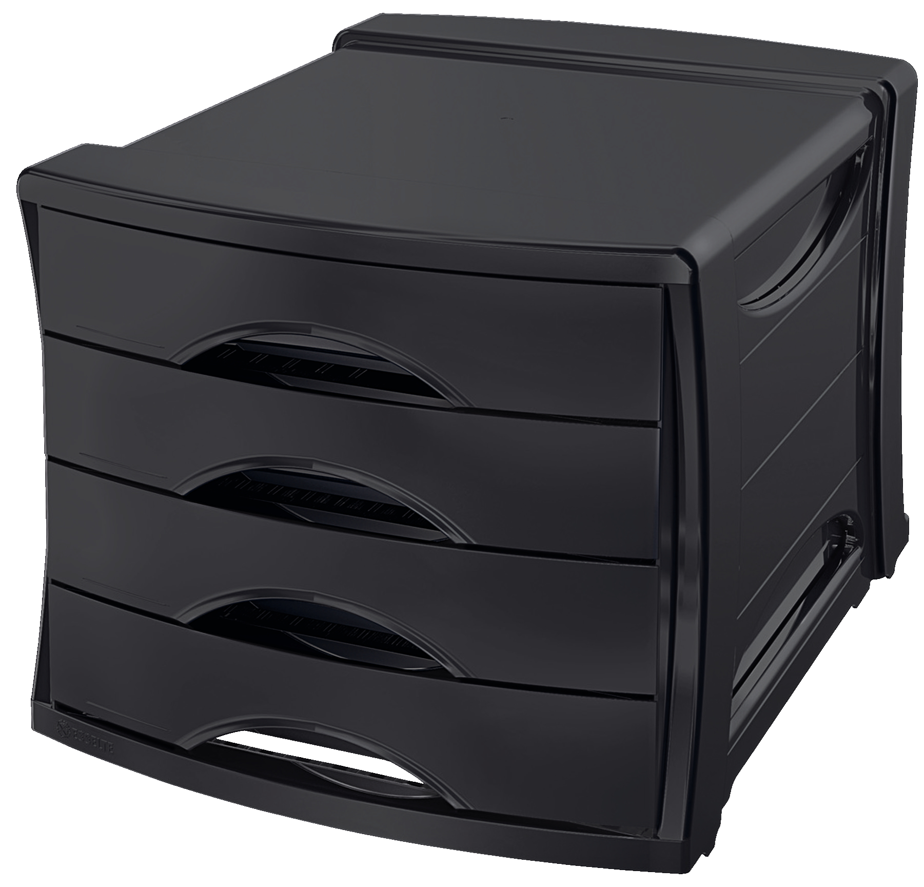 Cabinet 4 Sertare Negru Europost Vivida Esselte