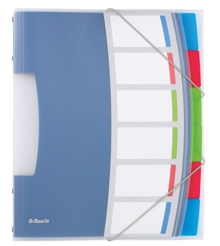 Mapa Plastic Cu Elastic 6 Compartimente Vivida Esselte