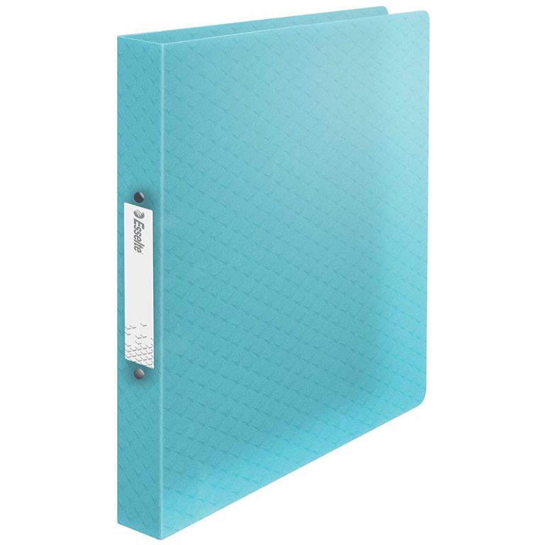 Caiet Mecanic A4 2 Inele 25mm/32mm Coperta Flexibila Albastru Colour'Breeze Esselte