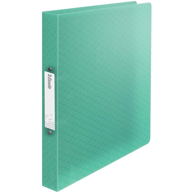 Caiet Mecanic A4 2 Inele 25mm/32mm Coperta Flexibila Verde Colour'Breeze Esselte