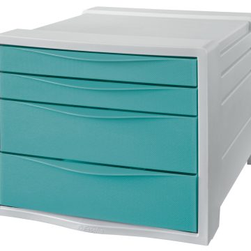 Cabinet 4 Sertare Albastru Colour'Breeze Esselte