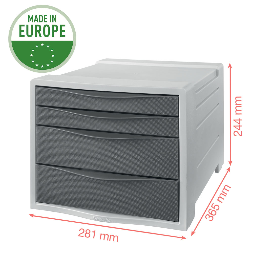 Cabinet 4 Sertare Albastru Colour'Breeze Esselte