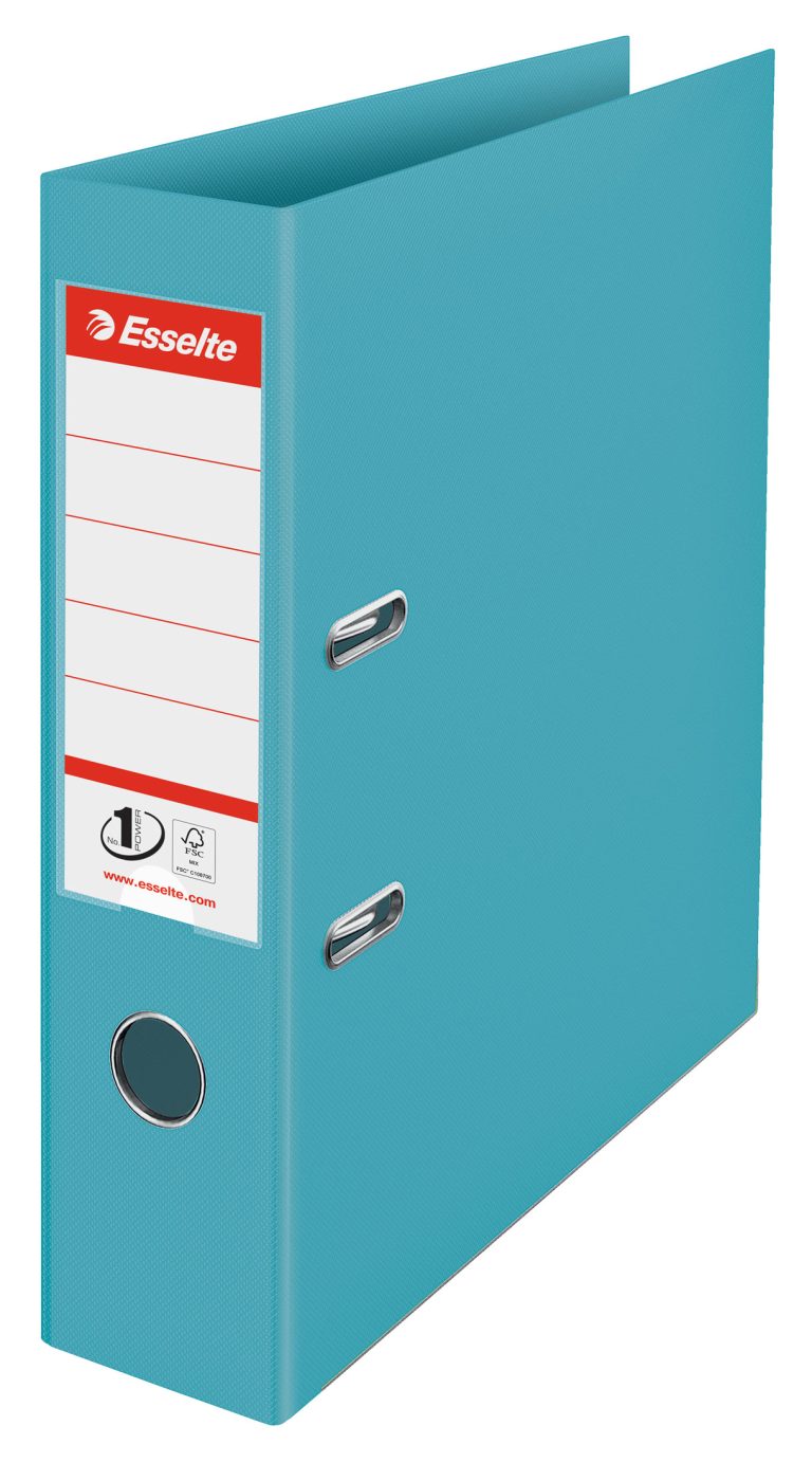 Biblioraft Plastifiat Int-Ext 7.5cm Albastru Colour'Breeze Nr.1 Power Esselte