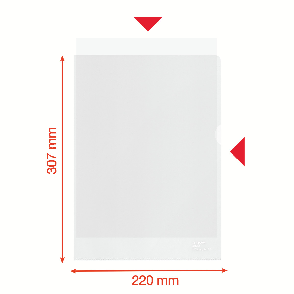 Mapa Protectie A4 100 Microni 100/Set Recycle Esselte