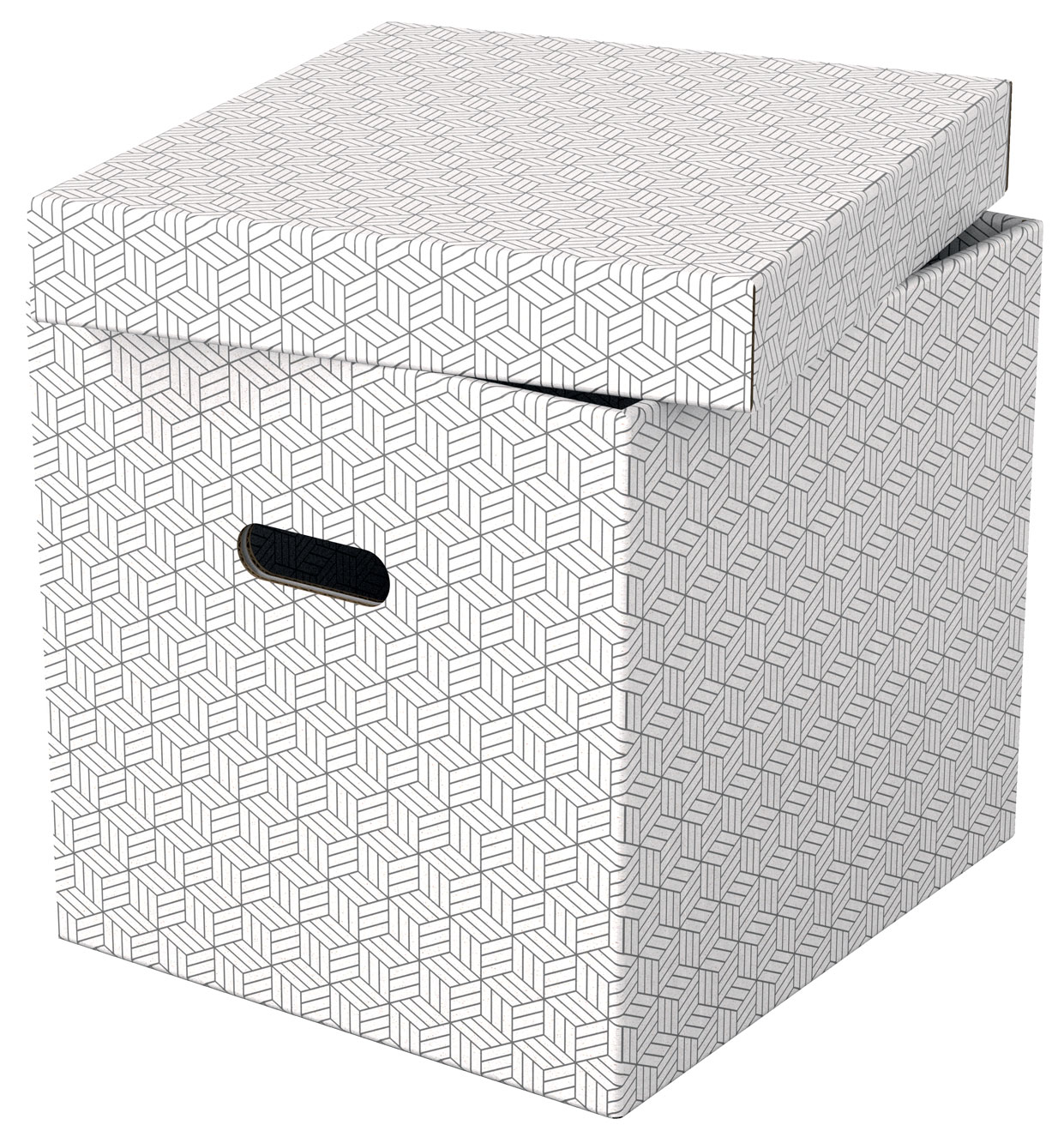 Cutie Depozitare Cu Capac 36 X 32 X 31cm Alba Recycled Fsc 3/Set Esselte