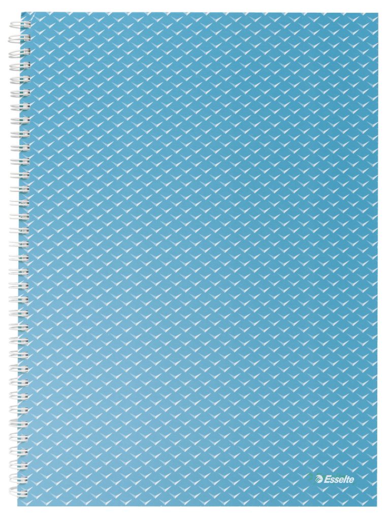 Caiet Birou Spira A4 80 File Aritmetica Albastru Coperta Carton Colour'Breeze Esselte