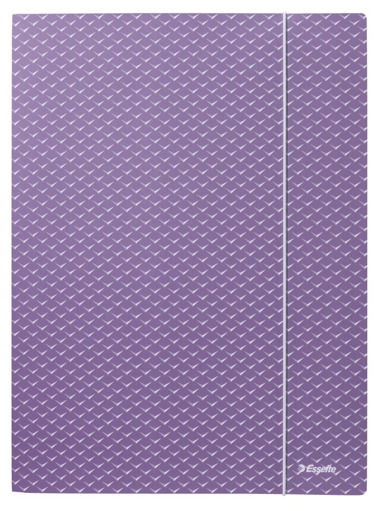 Mapa Carton Cu Elastic Lavanda Reciclabila Colour'Breeze Esselte