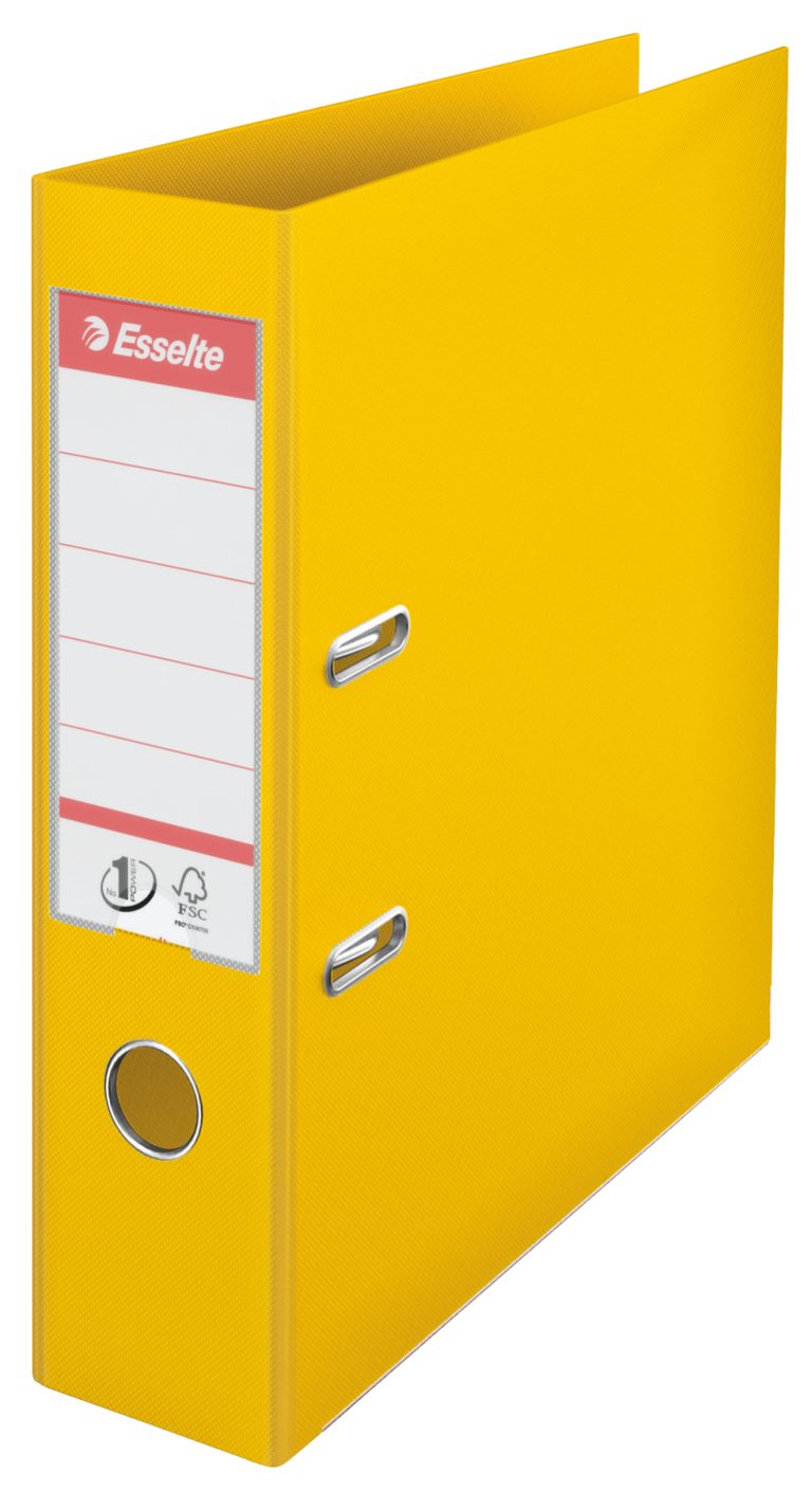 Biblioraft Plastifiat Int-Ext 7.5cm Galben Nr1 Power Esselte