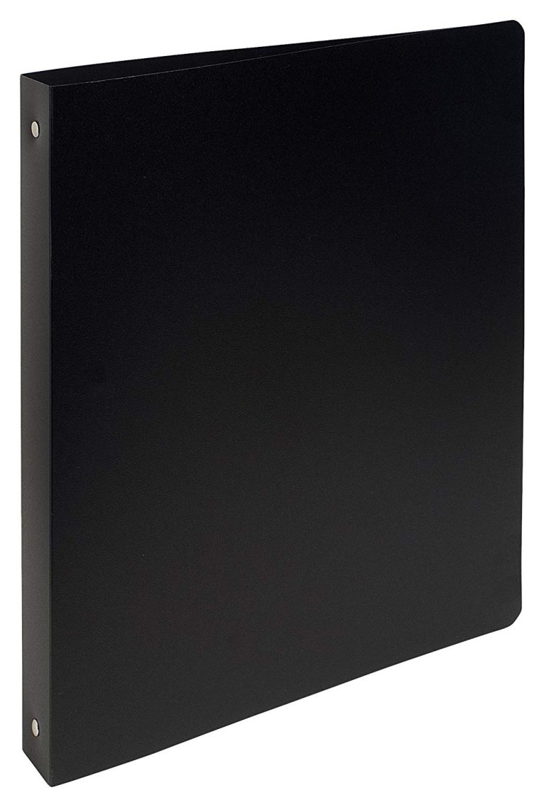 Caiet Mecanic A4+ 4 Inele 30mm/40mm Cop. Flex. Negru Exacompta