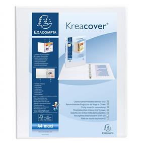 Caiet Mecanic A4+ 4 Inele 44mm 2 Buzunare Kreacover Exacompta