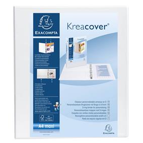 Caiet Mecanic A4+ 4 Inele 60mm 2 Buzunare Kreacover Exacompta
