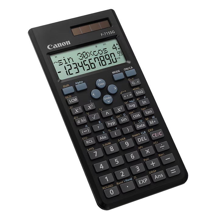 Calculator Stiintific 16Dig F715Sgbk 250F Canon