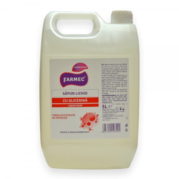 Sapun Lichid 5L Antibacterian Farmec