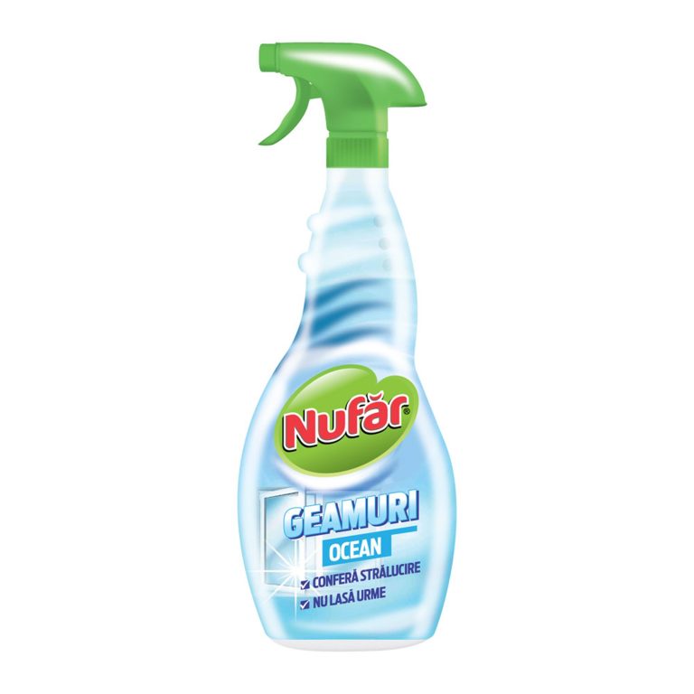 Detergent Geam 500ml Cu Pulverizator Ocean Nufar Farmec