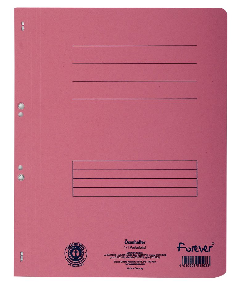 Dosar Carton Capse 1/1 Rosu Falken/Exacompta