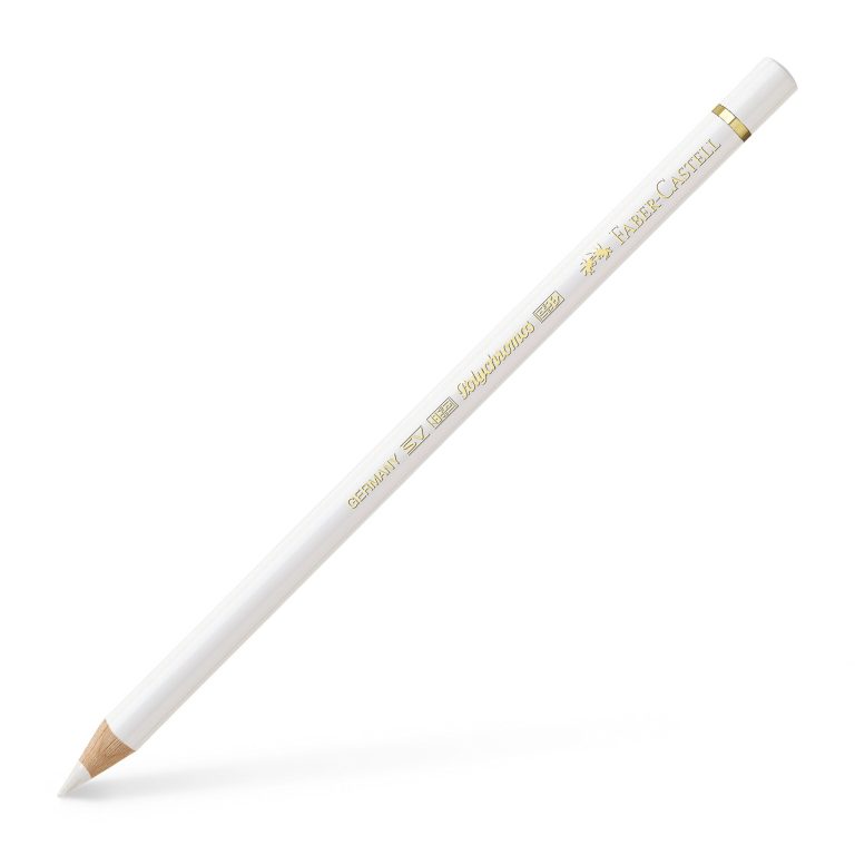 Creion Colorat Polychromos Alb Faber-Castell