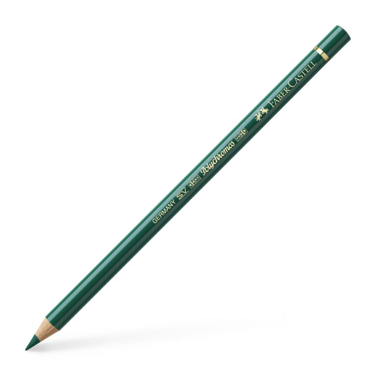 Creion Colorat Polychromos Verde Faber-Castell
