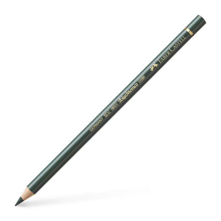 Creion Colorat Polychromos Verde Ienupar Faber-Castell
