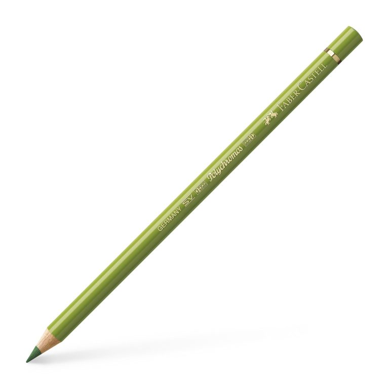 Creion Colorat Polychromos Verde Galbui-Pamant Faber-Castell