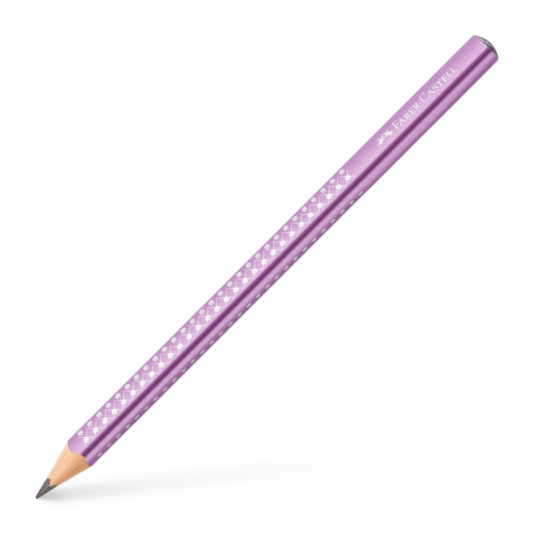 Creion Grafit B Sparkle Jumbo Violet 2023 Faber-Castell