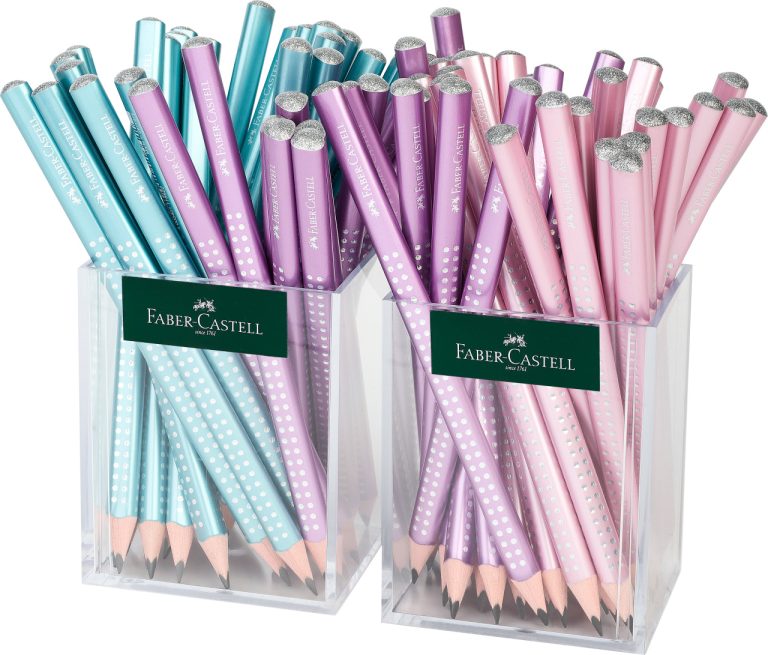 Creion Grafit Sparkle Jumbo 2 X 36 Cutie Plastic 2023 Faber-Castell