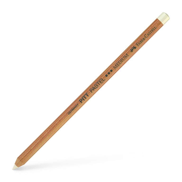 Creion Pastel Pitt Medium Alb Faber-Castell