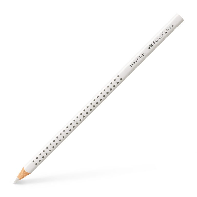 Creion Colorat Grip Alb Faber-Castell