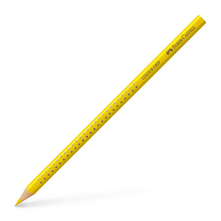 Creion Colorat Grip Galben Cadmium Faber-Castell