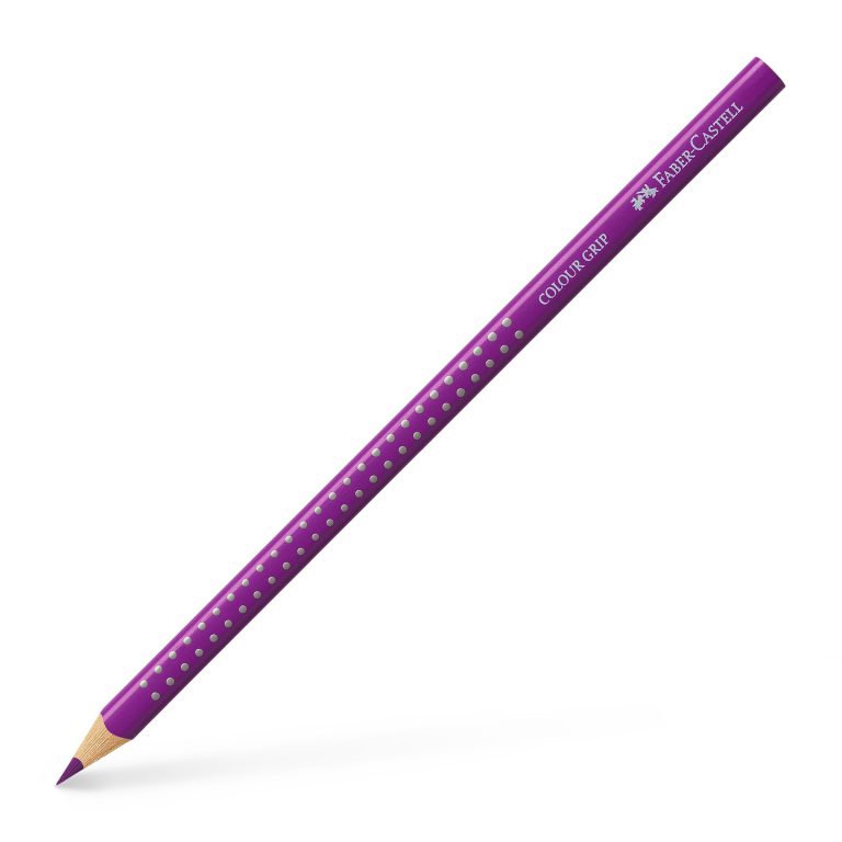 Creion Colorat Grip Violet Crimson Faber-Castell