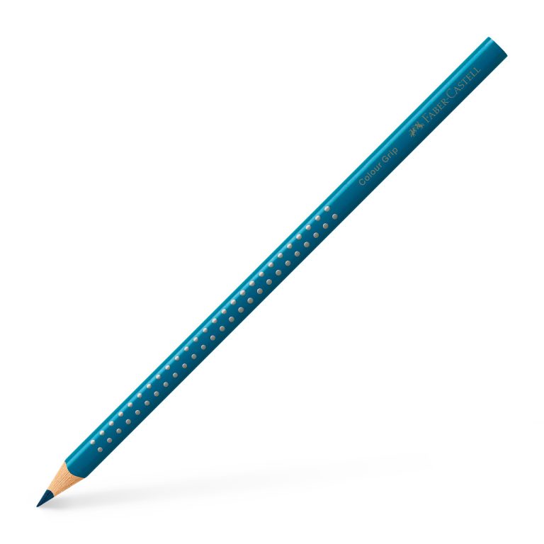 Creion Colorat Grip 2001 Turcoaz Cobalt Faber-Castell