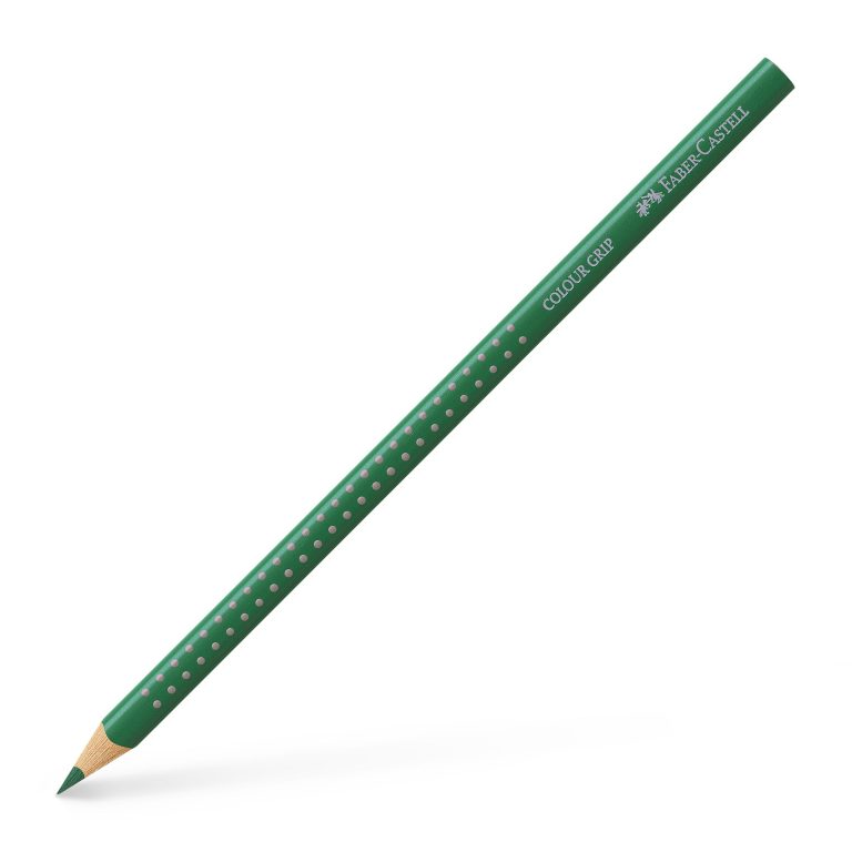 Creion Colorat Grip Verde Smarald Faber-Castell