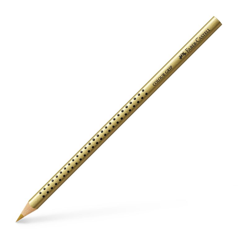 Creion Colorat Grip Auriu Faber-Castell