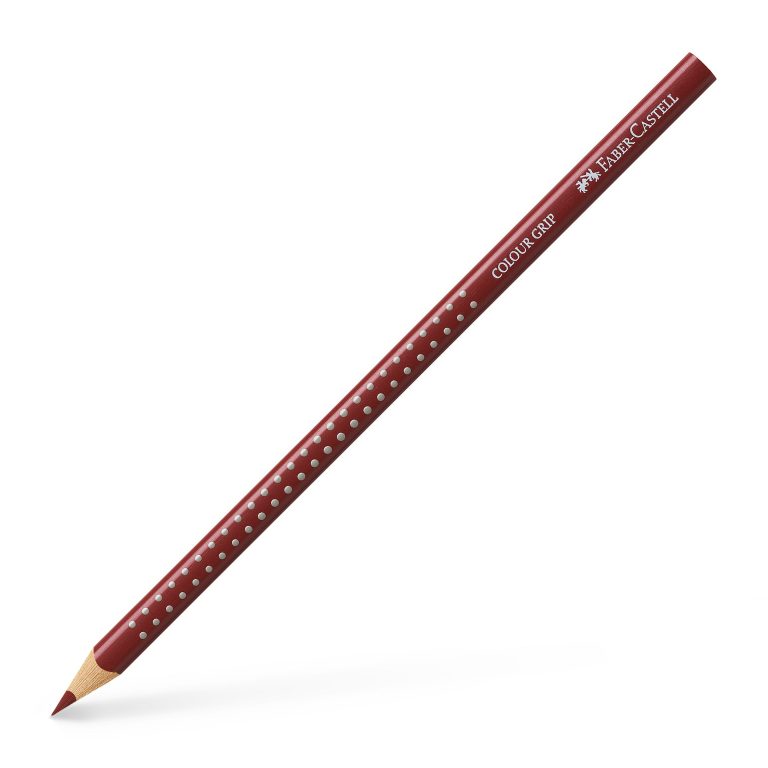 Creion Colorat Grip Rosu Indian Faber-Castell