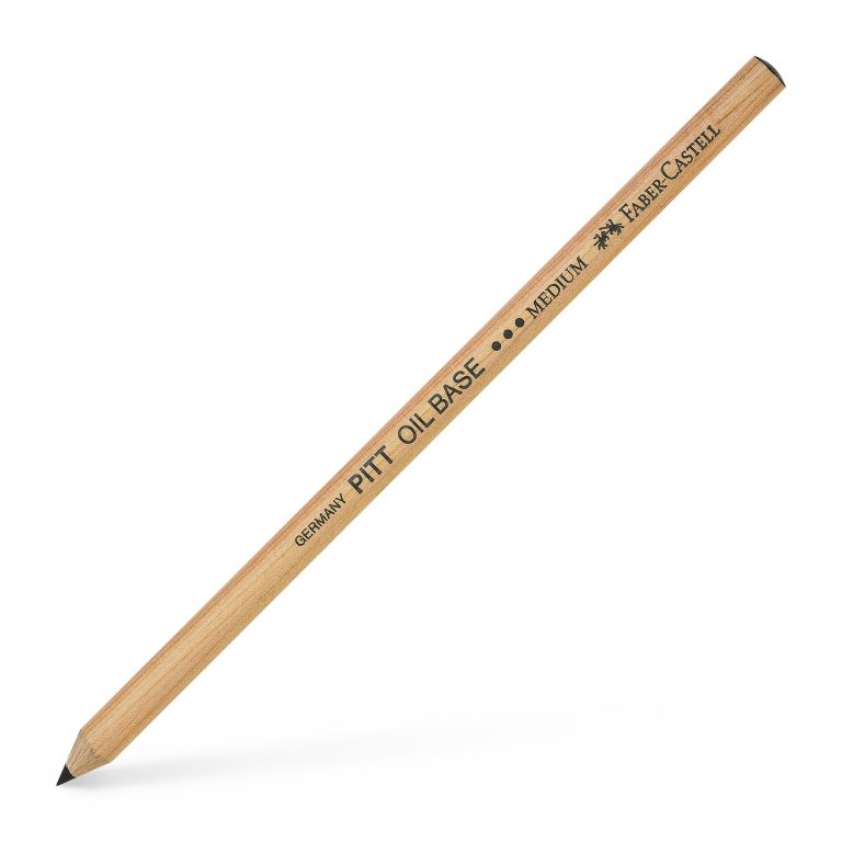 Creion Ulei Pastel Pitt Negru Mediu Faber-Castell