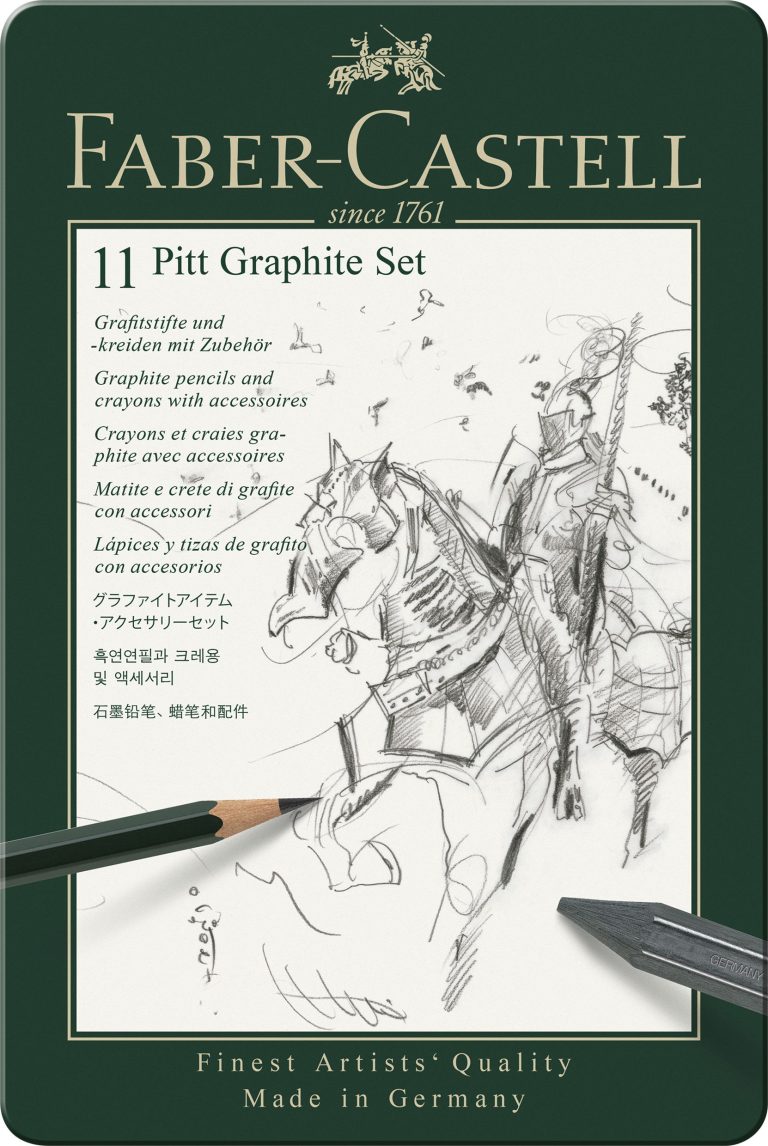 Set Pitt Monochrome Grafit 11 Buc Faber-Castell