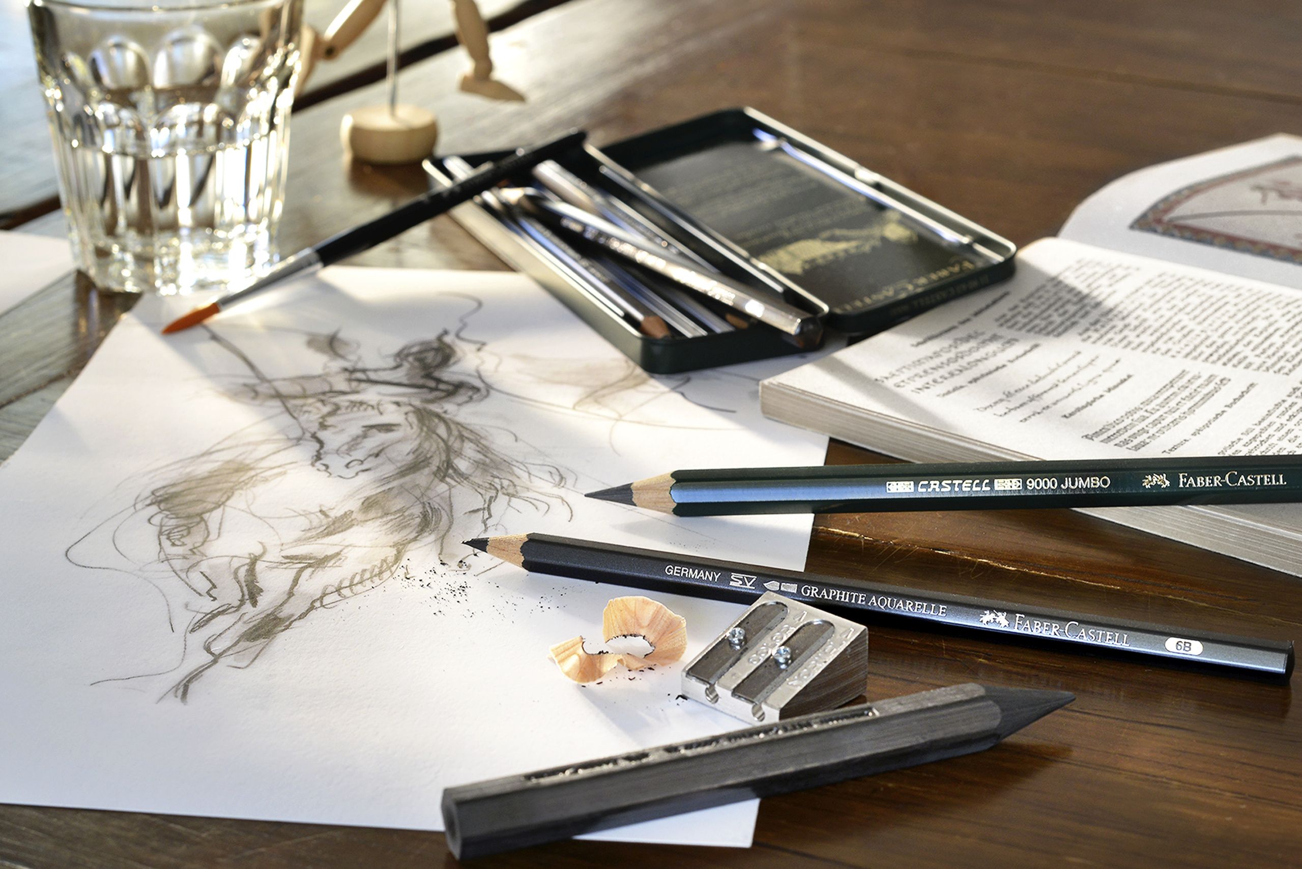 Set Pitt Monochrome Grafit 11 Buc Faber-Castell