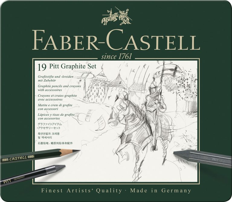 Set Pitt Monochrome Grafit 19 Buc Faber-Castell