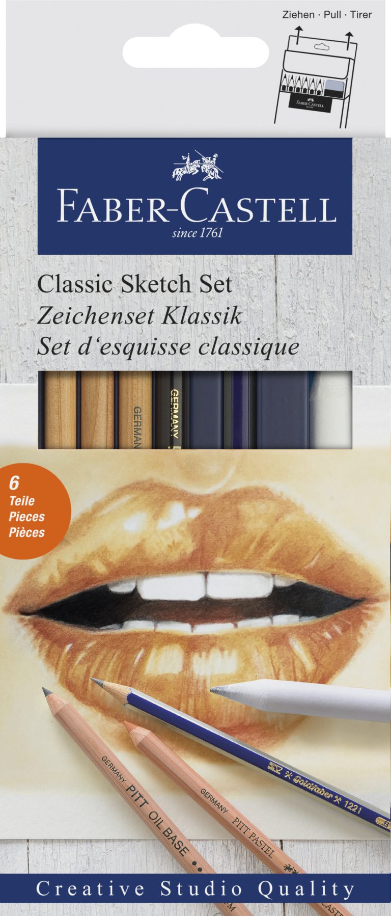 Set Desen 6 Buc Pentru Schite Faber-Castell