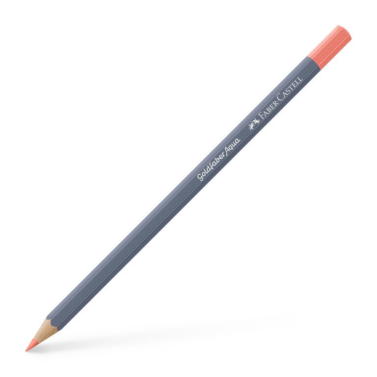 Creion Colorat Aquarelle Rosu Stacojiu Pastel 418 Goldfaber Faber-Castell