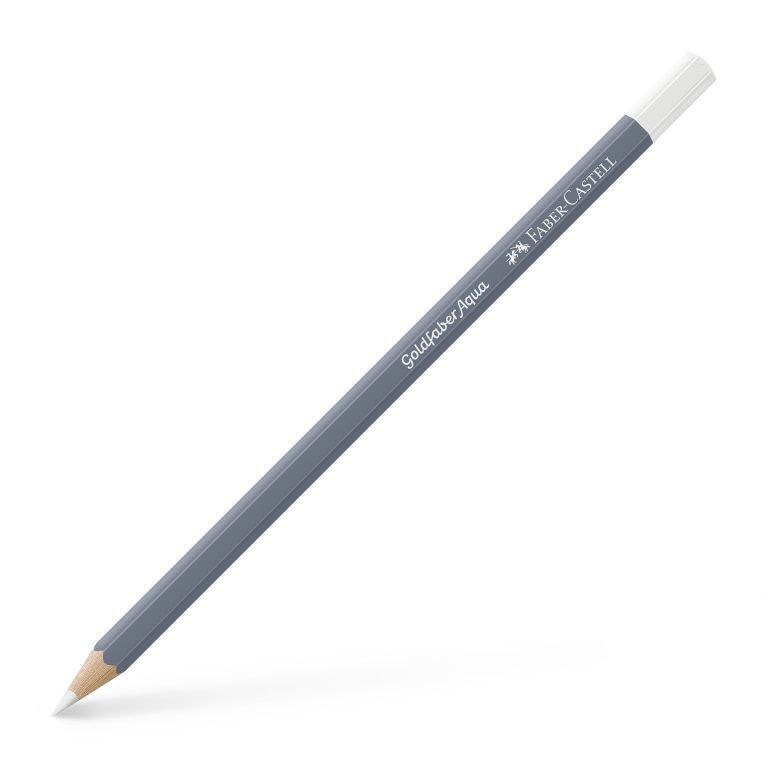 Creion Colorat Aquarelle Alb 10 Goldfaber Faber-Castell