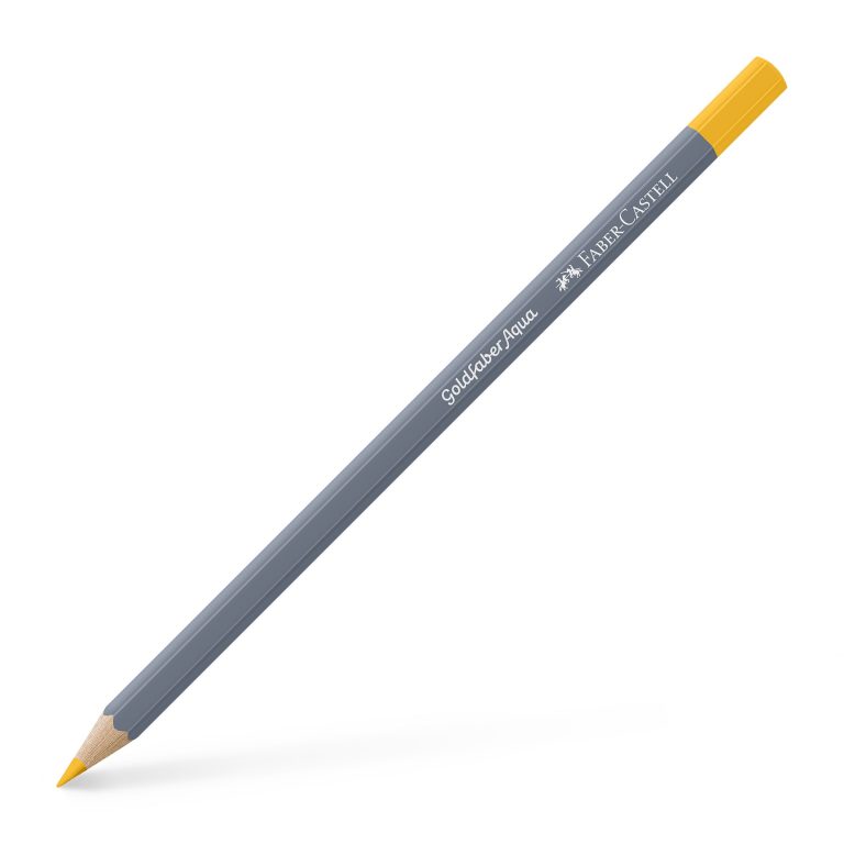 Creion Colorat Aquarelle Galben Cadmium Inchis 108 Goldfaber Fab