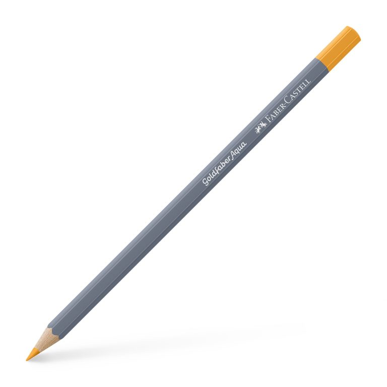 Creion Colorat Aquarelle Galben Crom Inchis 109 Goldfaber Faber-