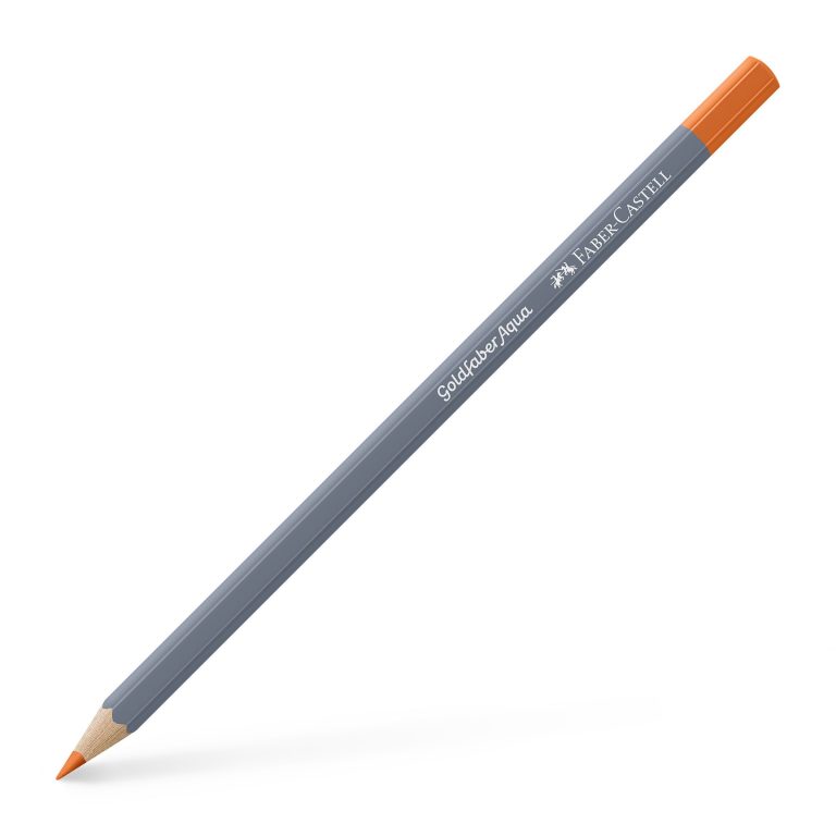 Creion Colorat Aquarelle Portocaliu Cadmium Inchis 115 Goldfaber