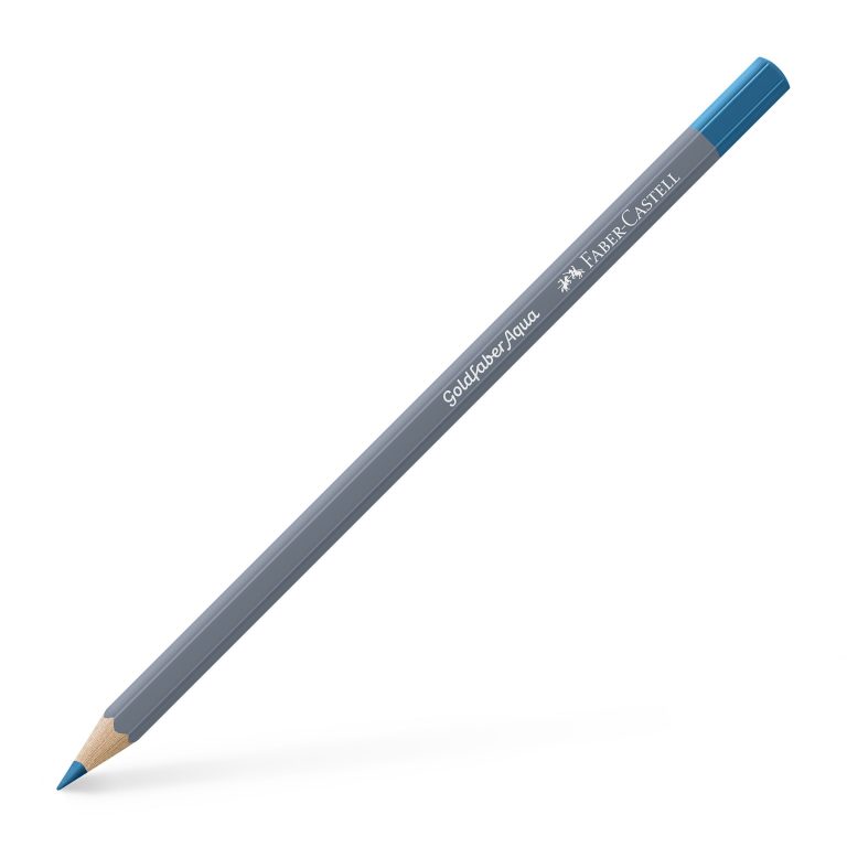 Creion Colorat Aquarelle Turcoaz Cobalt 153 Goldfaber Faber-Cast